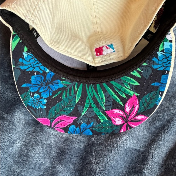 New Era Cream and Pink Women's Hat | NWOT - Picture 2 of 5